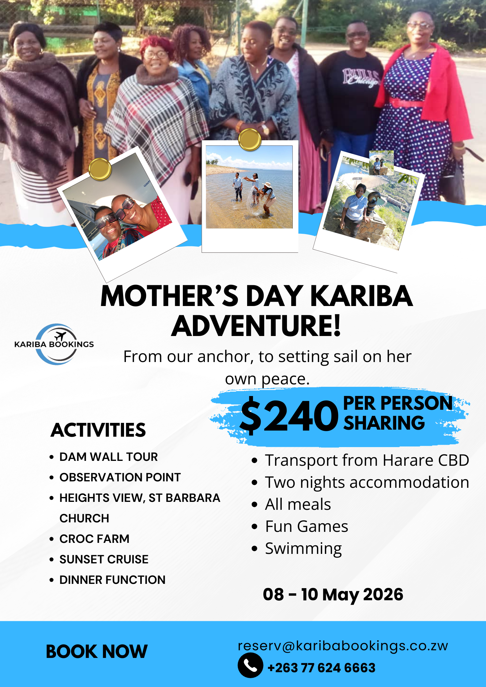 Kariba Mother's Day Trip